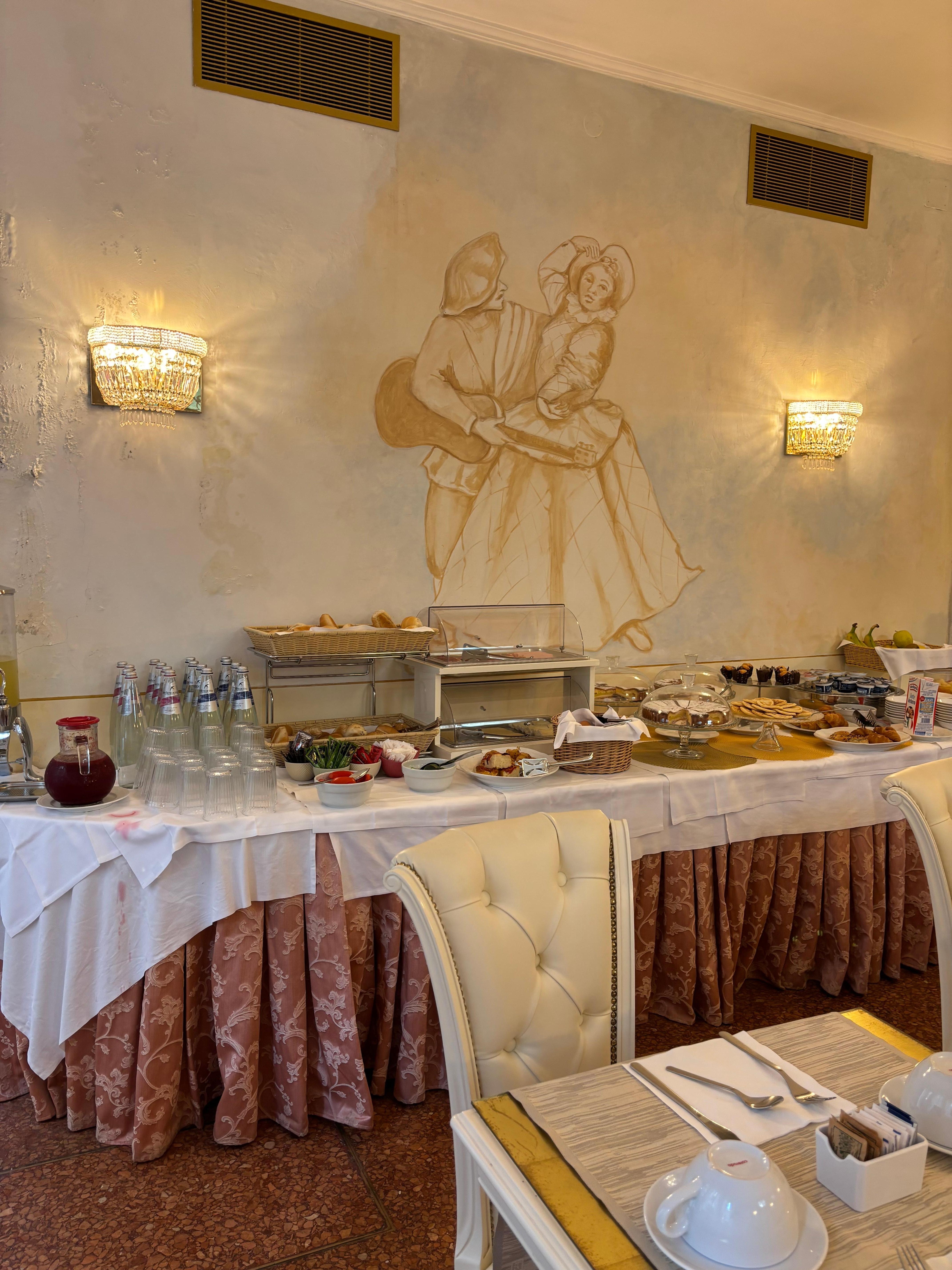 Del av frukostbuffé 