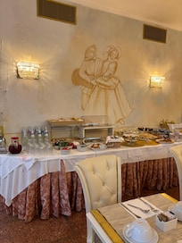 Del av frukostbuffé