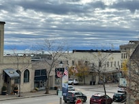 View of Lake Michigan from the balcony.