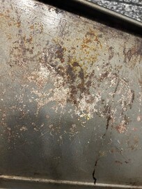 Filthy kitchenware. Glasses that hand sticky fingerprints in cabinets.