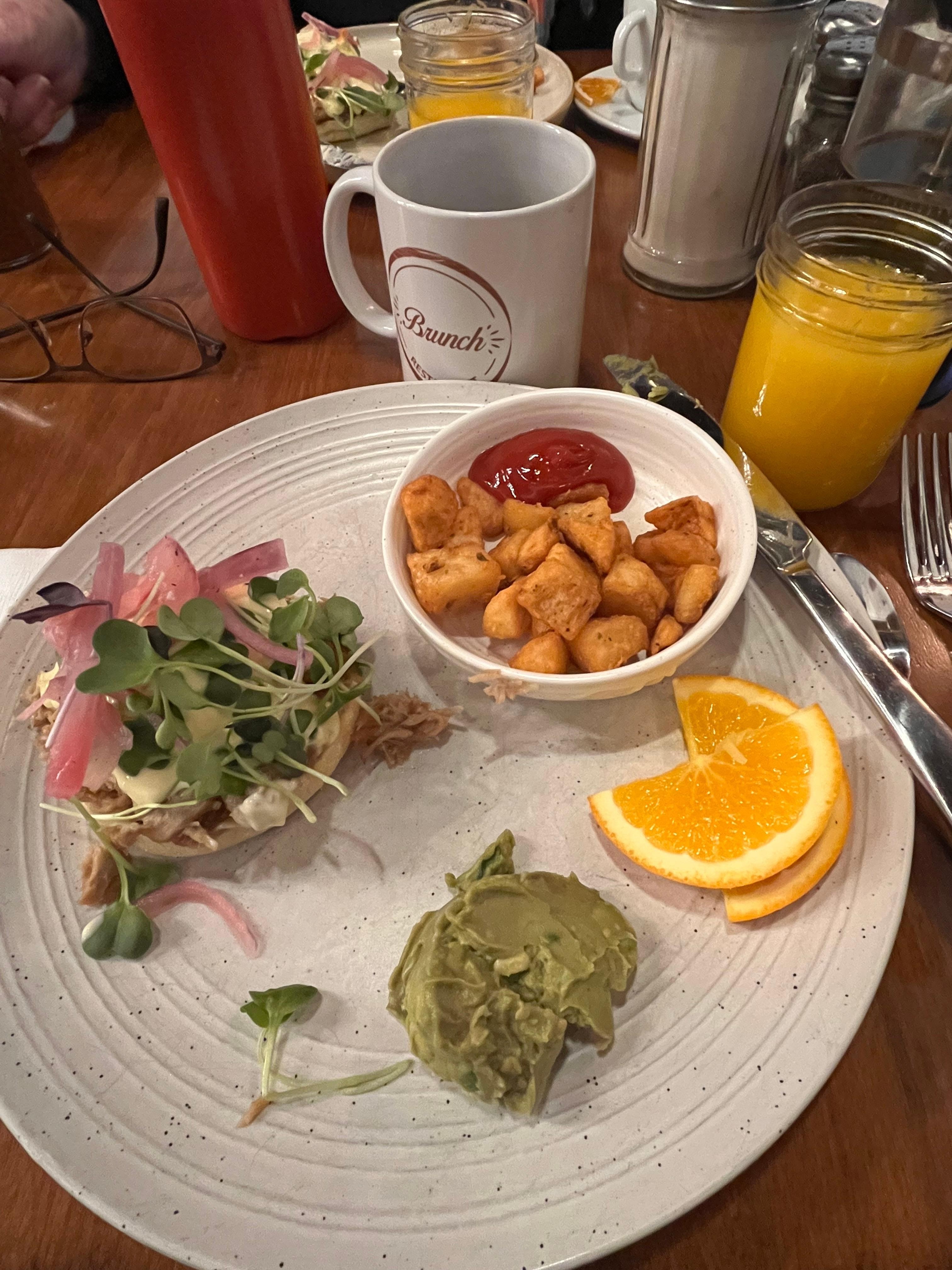 Breakfast Bennie at  Brunch Vancouver Mexican Cafe