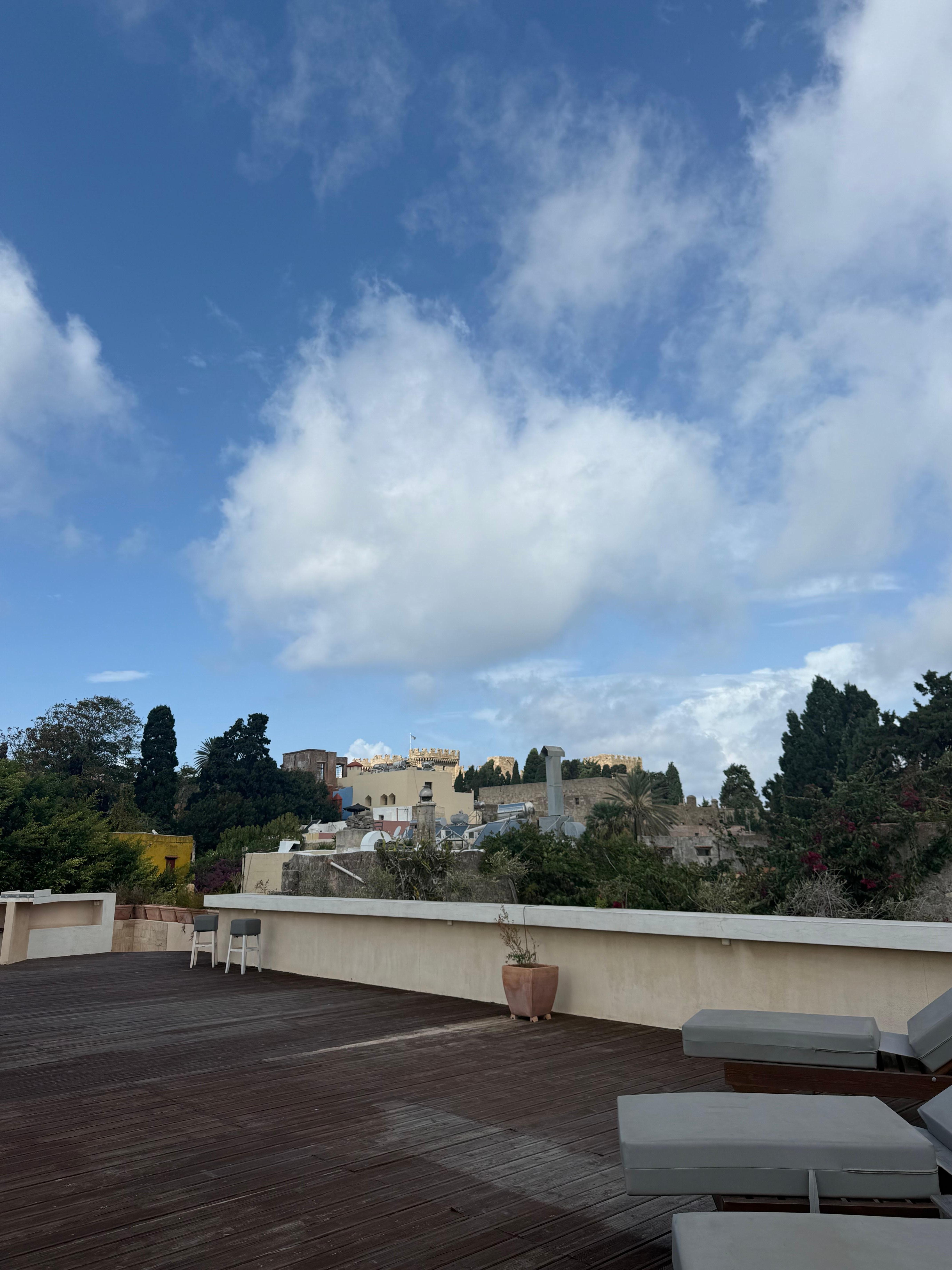  View from the rooftop. 