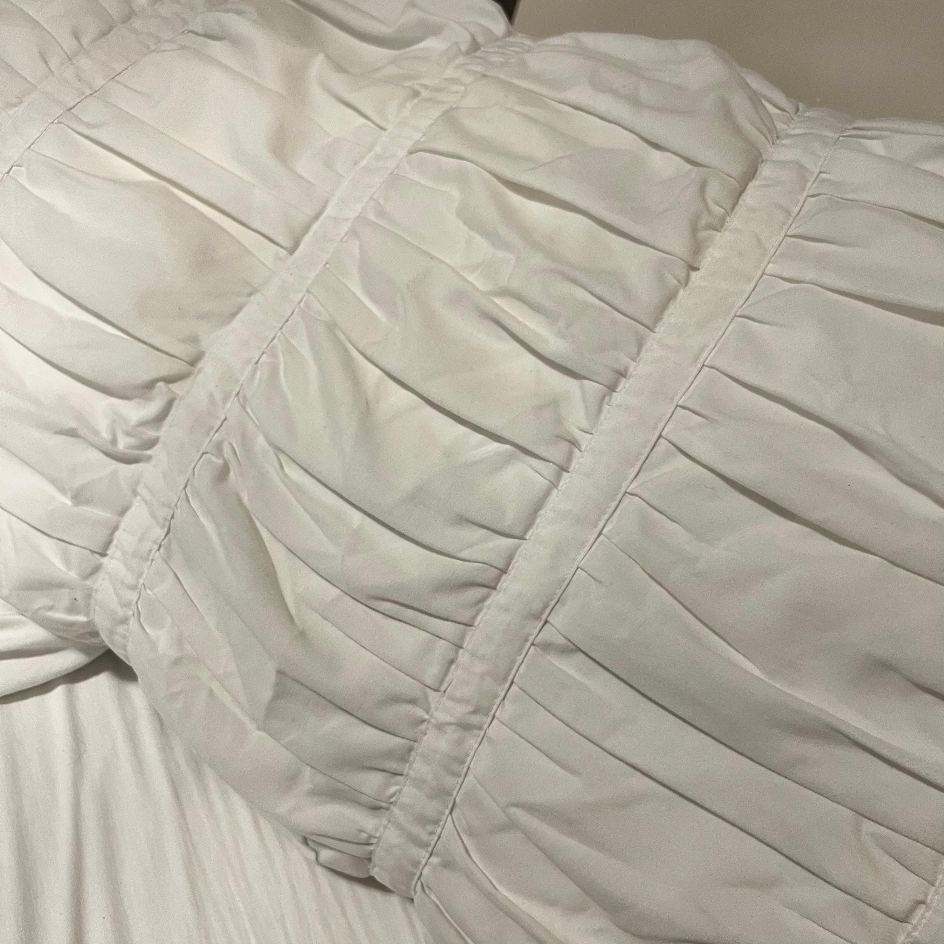 Pillows in the bedrooms.