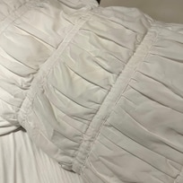 Pillows in the bedrooms.