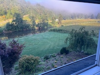View of the river from the window