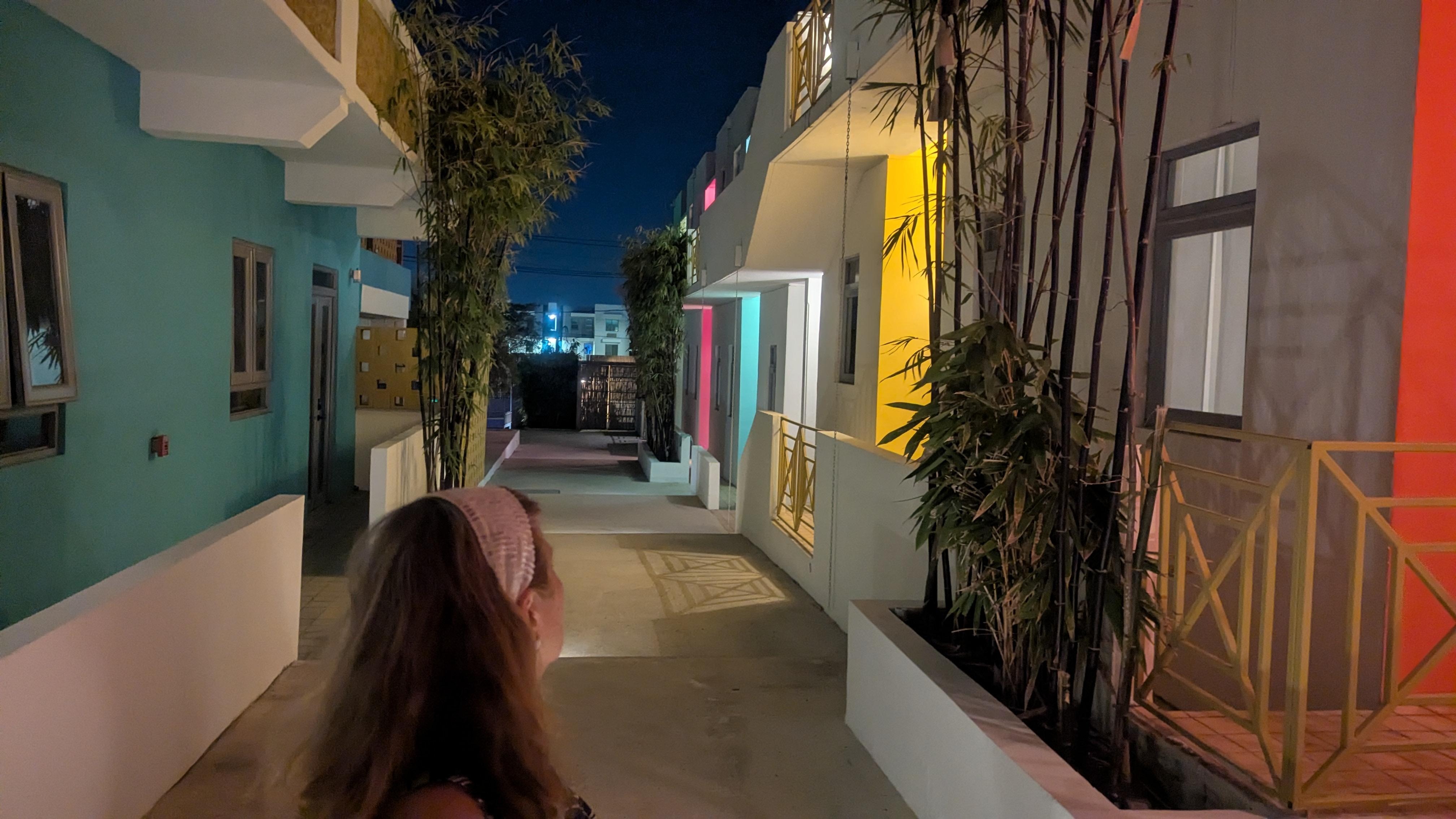 Colorful property, gated