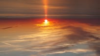 Solnedgang over Nørre Kås