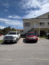 Plenty of assigned parking out front
