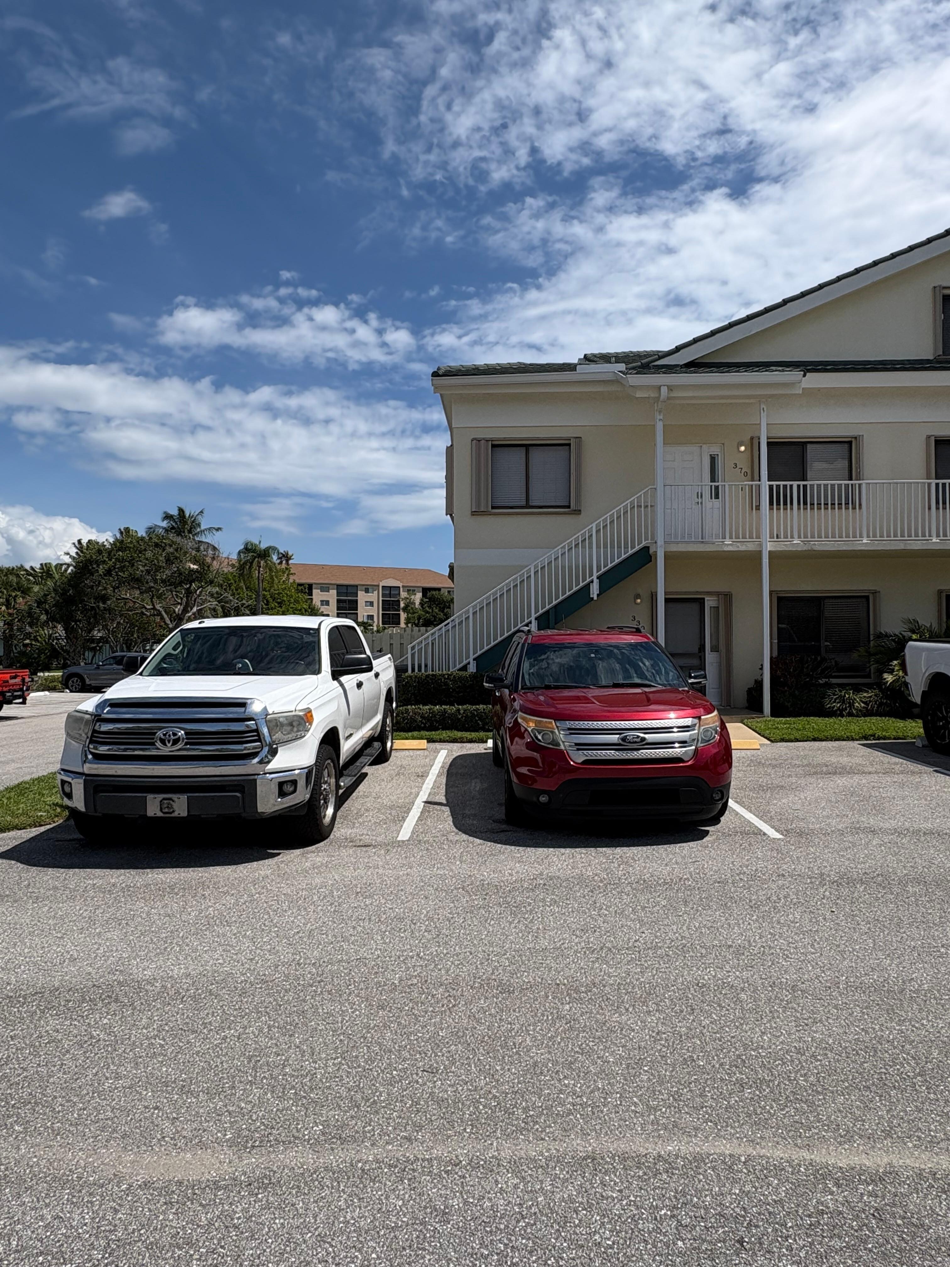 Plenty of assigned parking out front