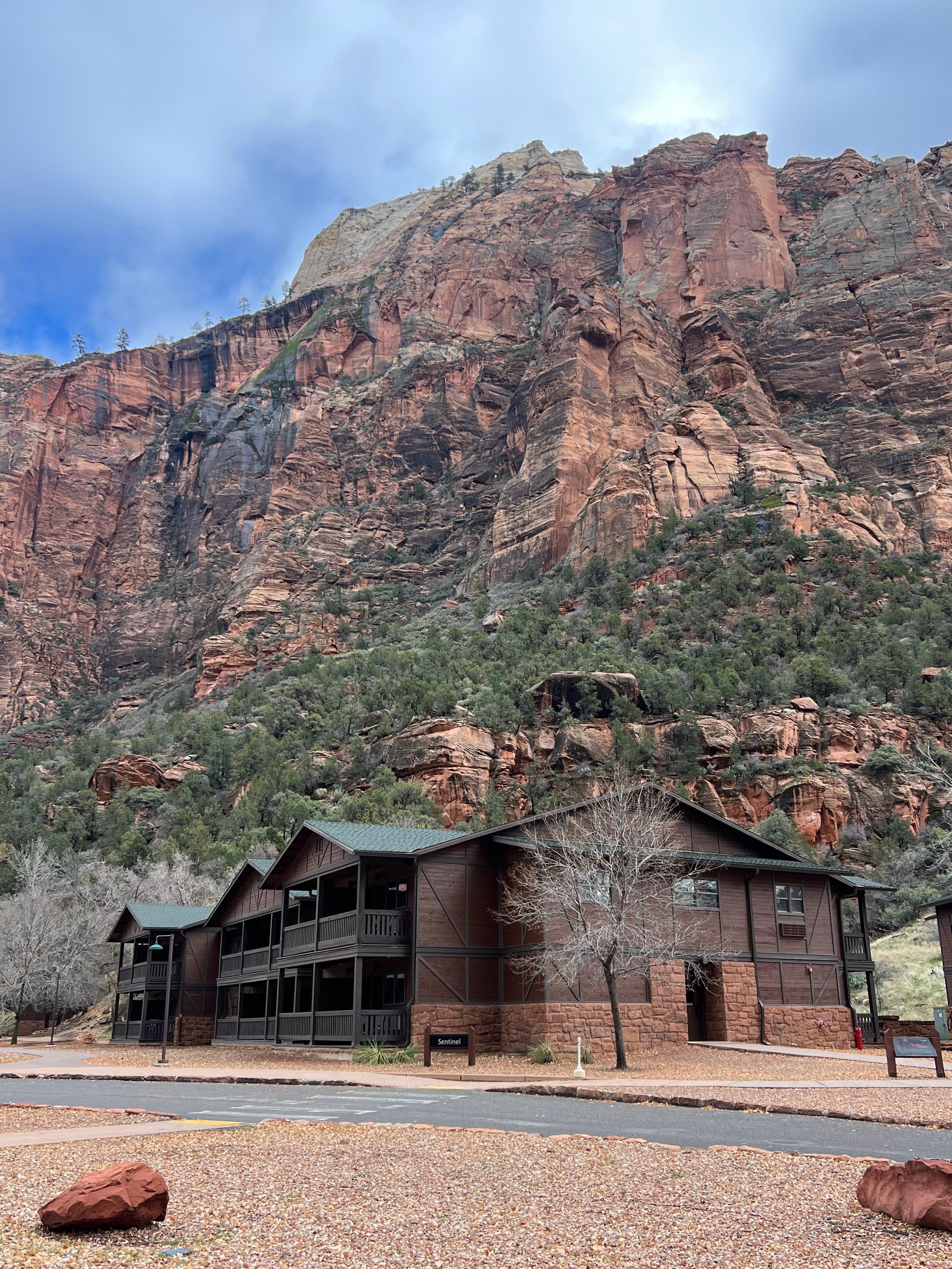 We stayed in a room in the Sentinel building! 