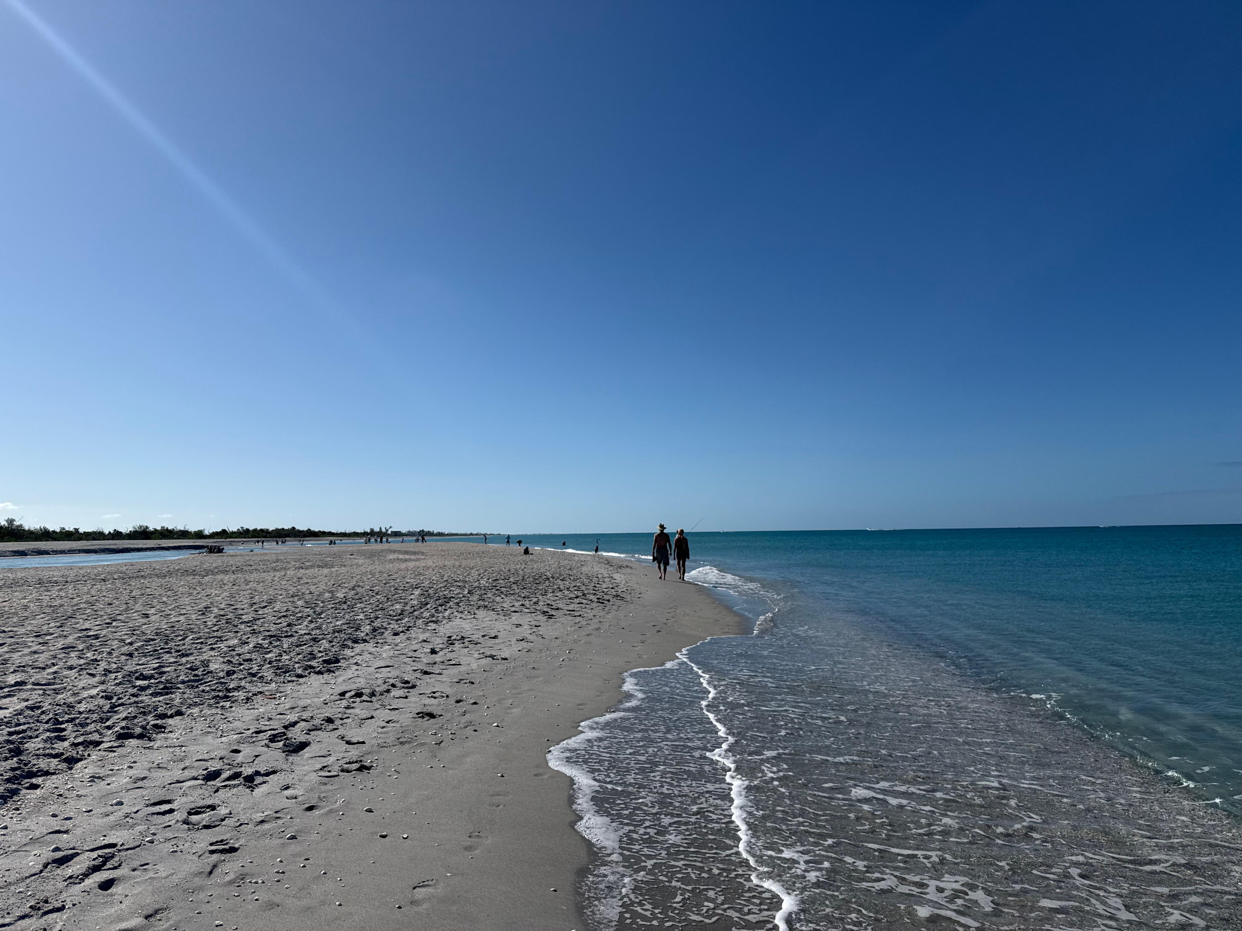 Easy walk across the street to the beach.