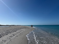Easy walk across the street to the beach.