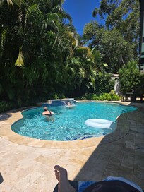 Enjoying the pool! Everyday.