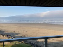 Balcony of a studio with ocean view