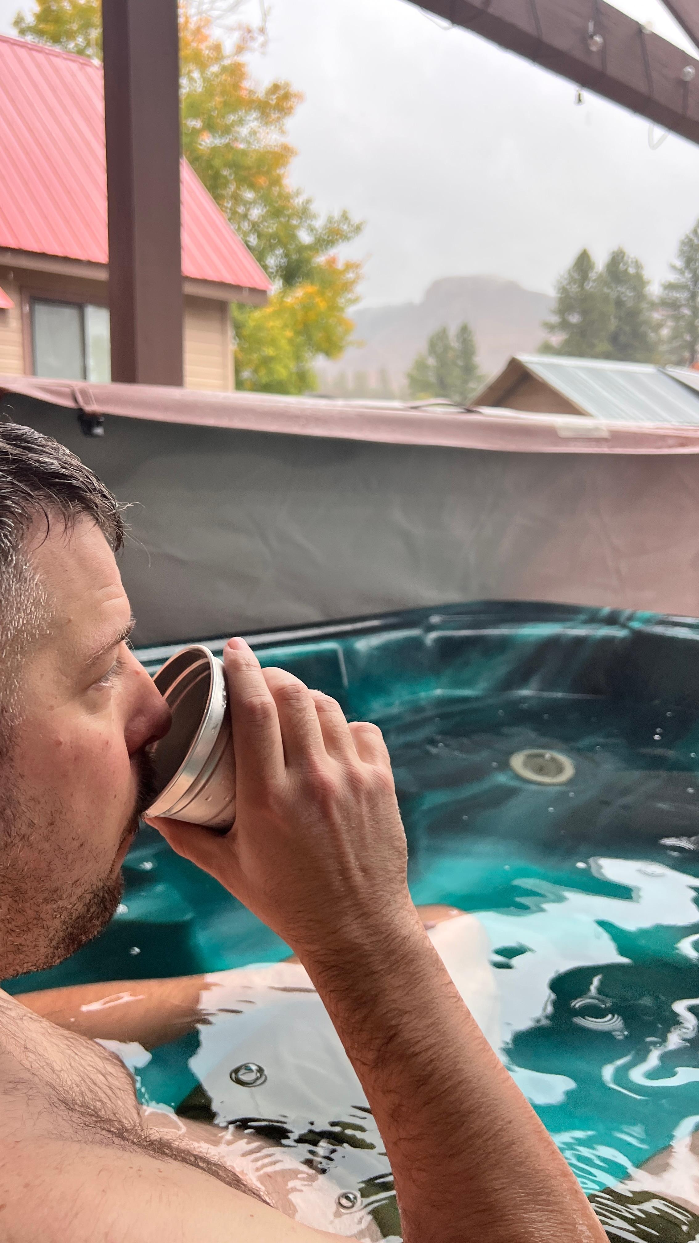 Little morning soak!