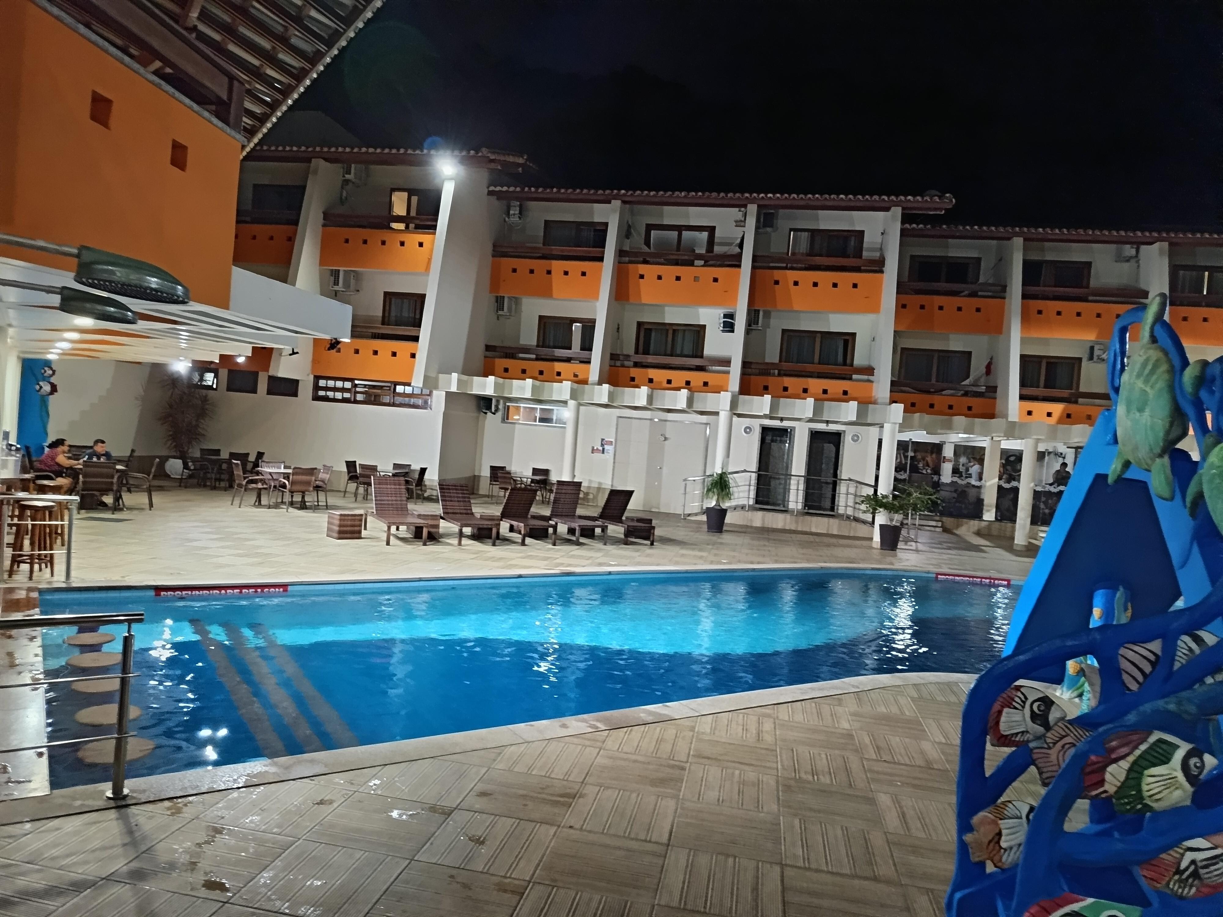 área da piscina