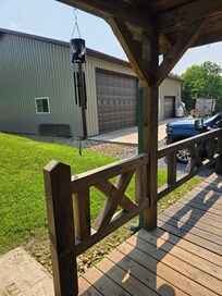 View from side entry door