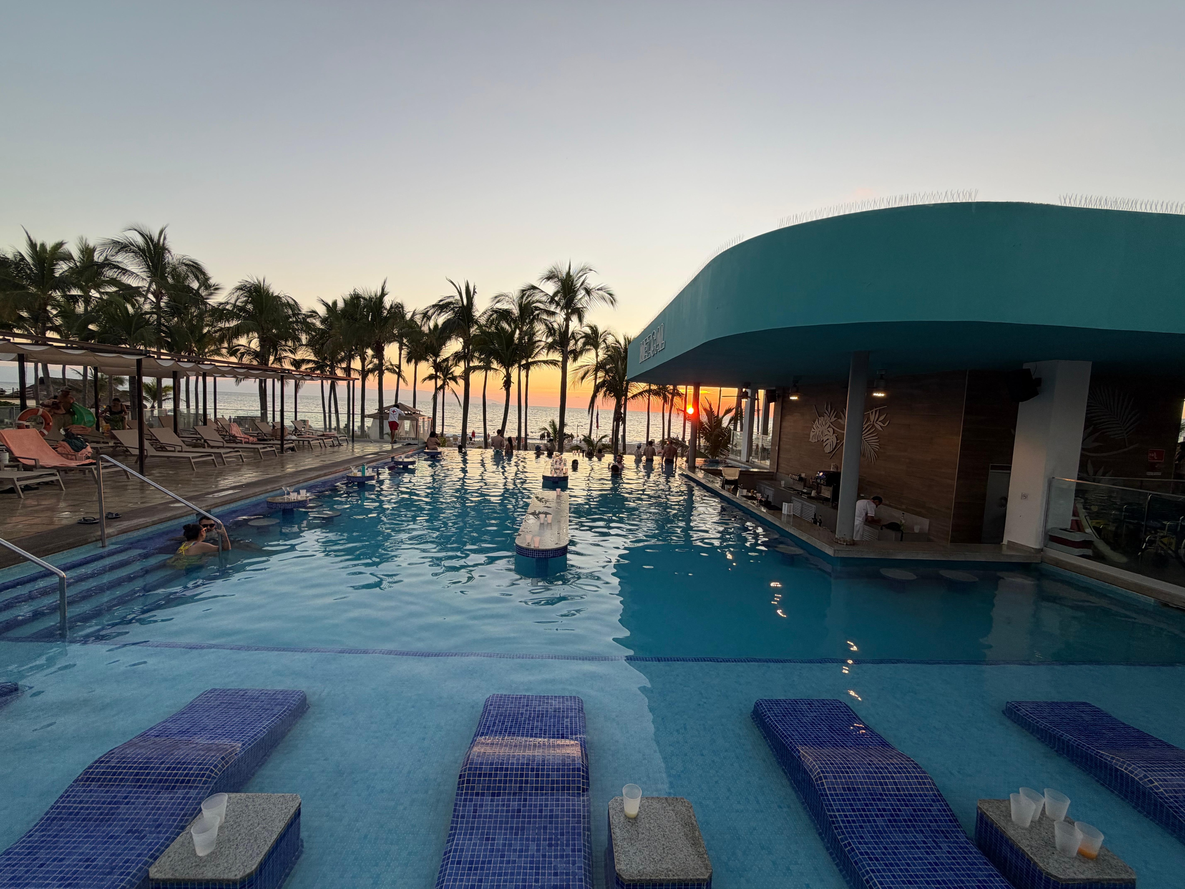 View of the adult pool