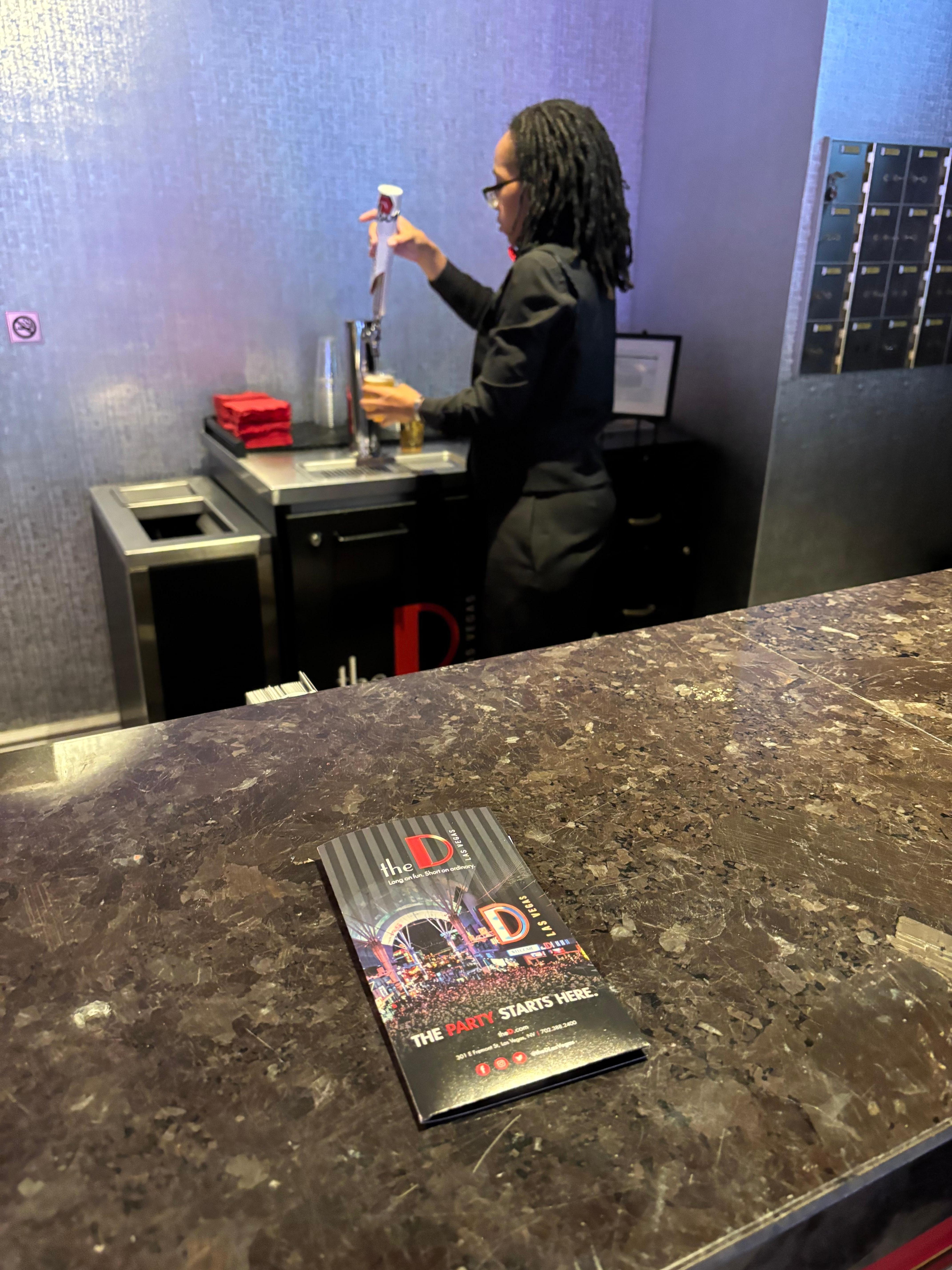 Check-in avec bière pression offerte 