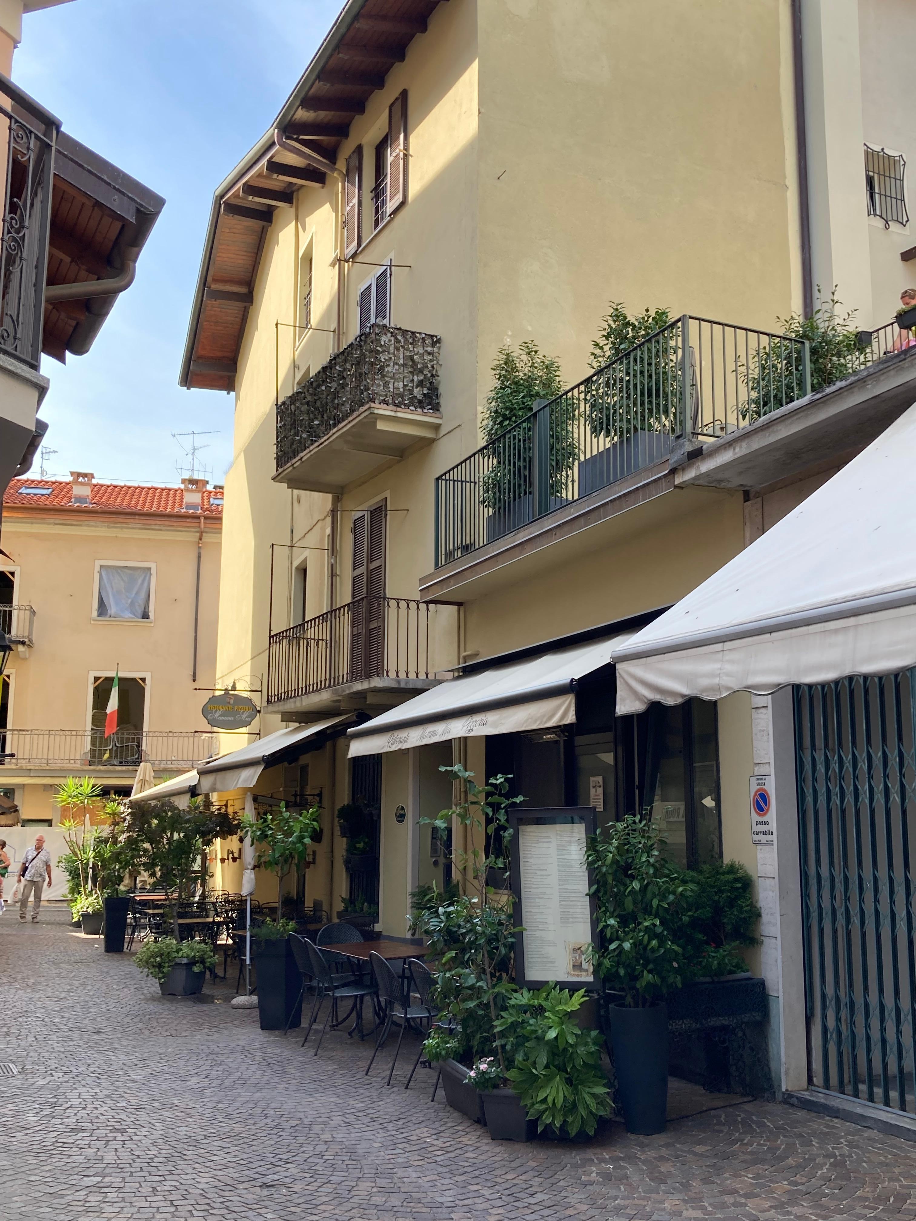 View from steer up to terrace