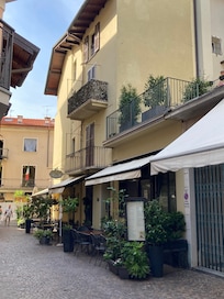 View from steer up to terrace