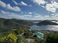 Late afternoon view from deck