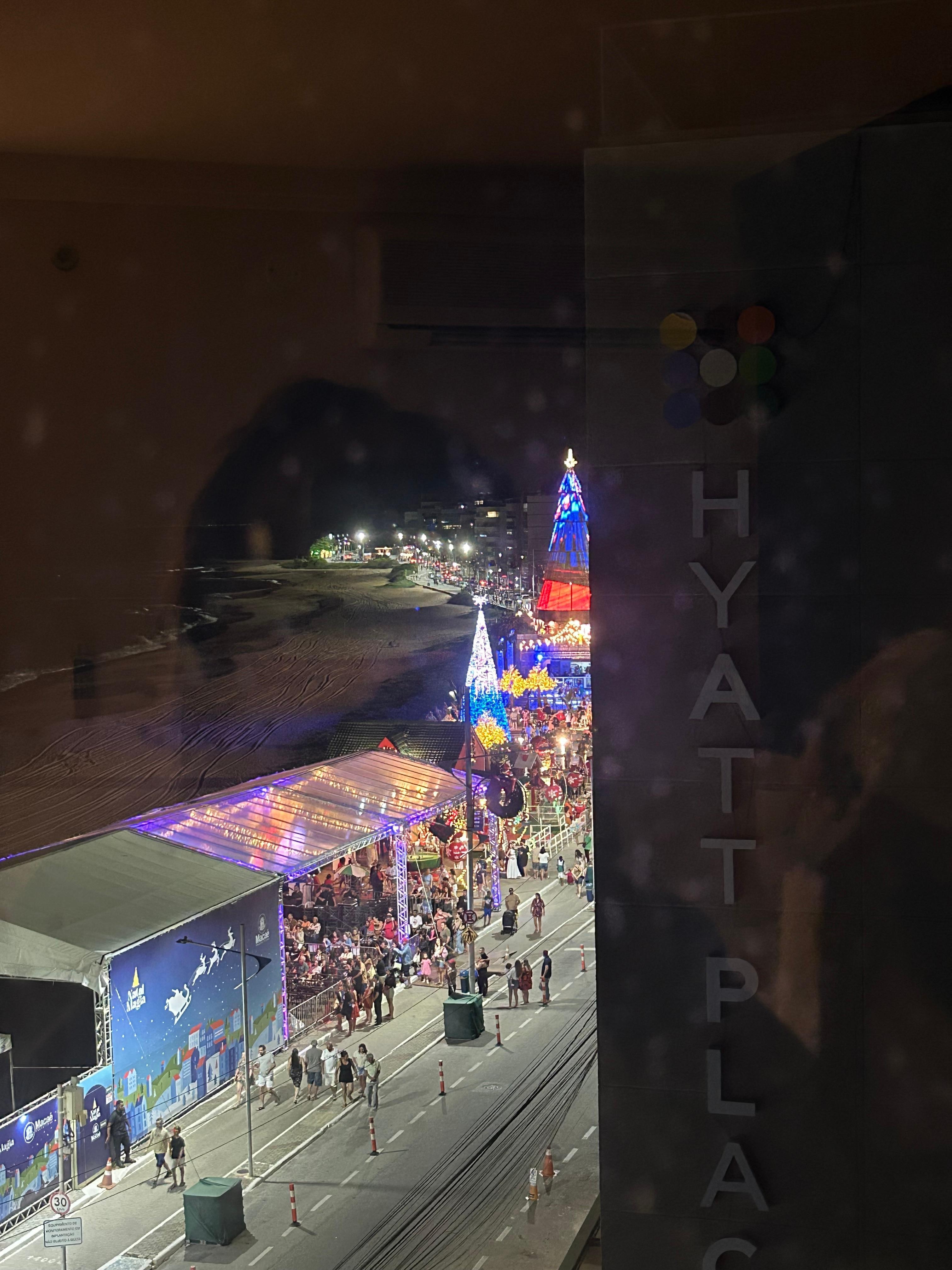 Vista da janela de or de Natal saOrla