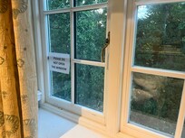 Windows were locked