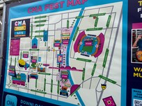 CMA Fest map of stages
