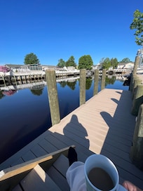 Coffee on the lagoon
