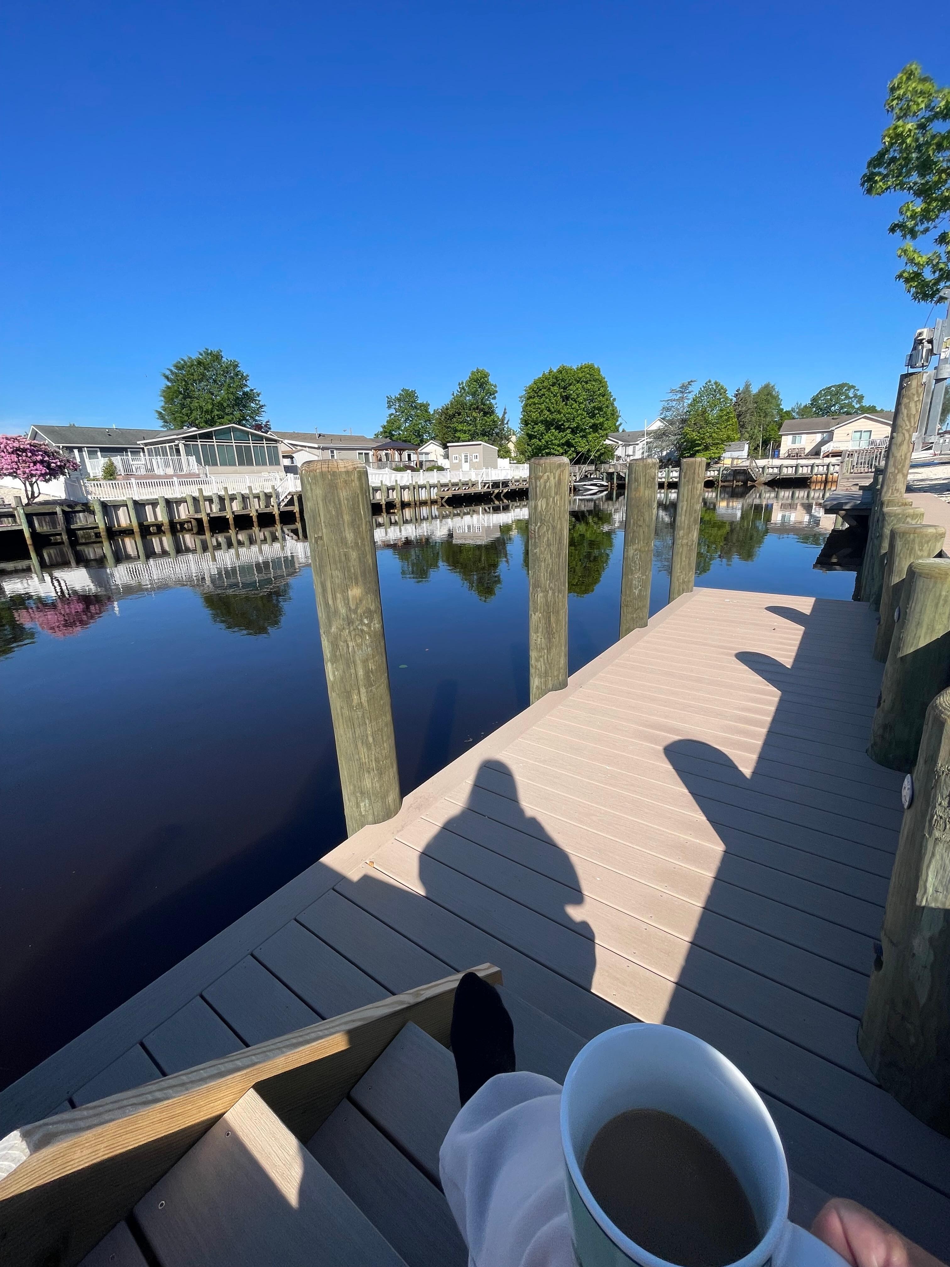 Coffee on the lagoon