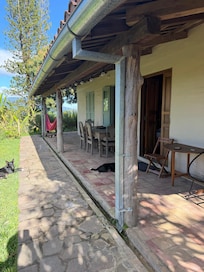 Wonderful visitor relaxing