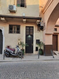 Front of Riad
No signage I hope the next weary traveler who gets dropped off by taxi in the dark has an easier time took me 30 minutes to locate the building