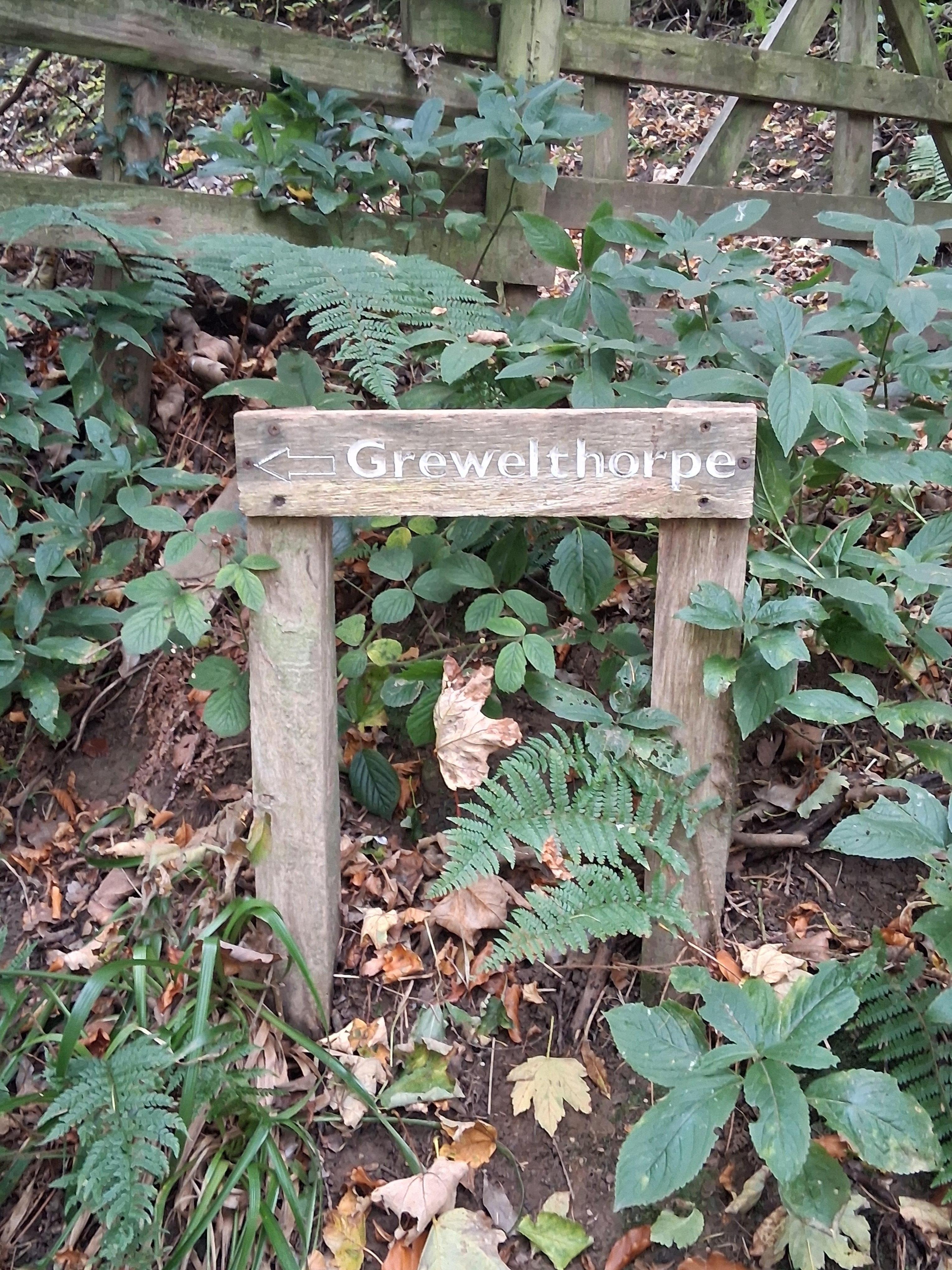 Grewelthorpe sign