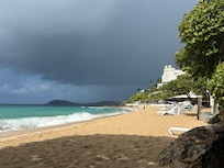 The beach