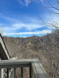 View from the top balcony