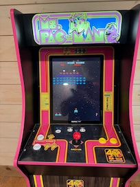 A dozen old school vide games.