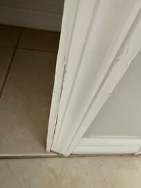 Damaged door