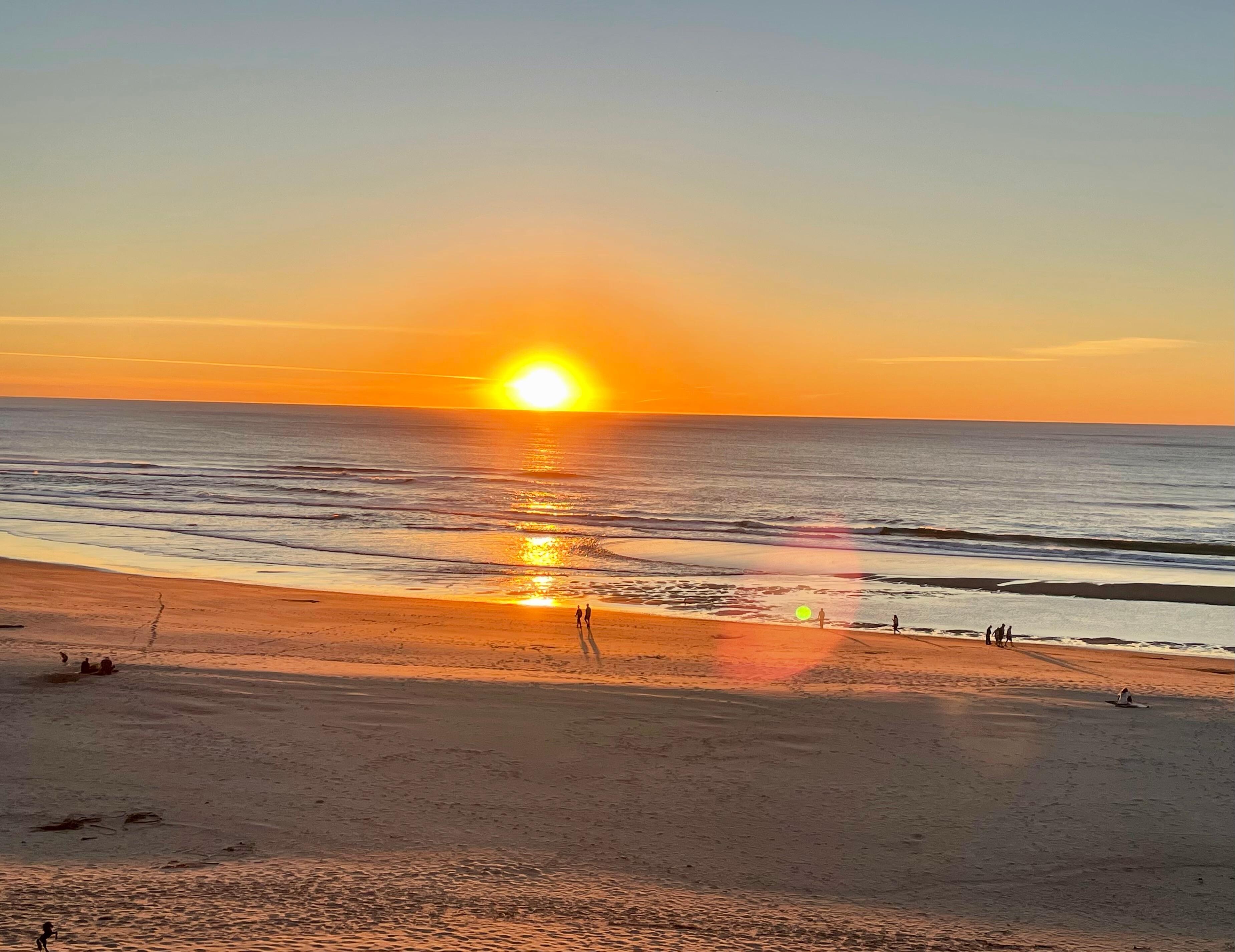 Sunrise from our deck