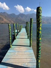 Hotel dock where boat taxi picked us up directly