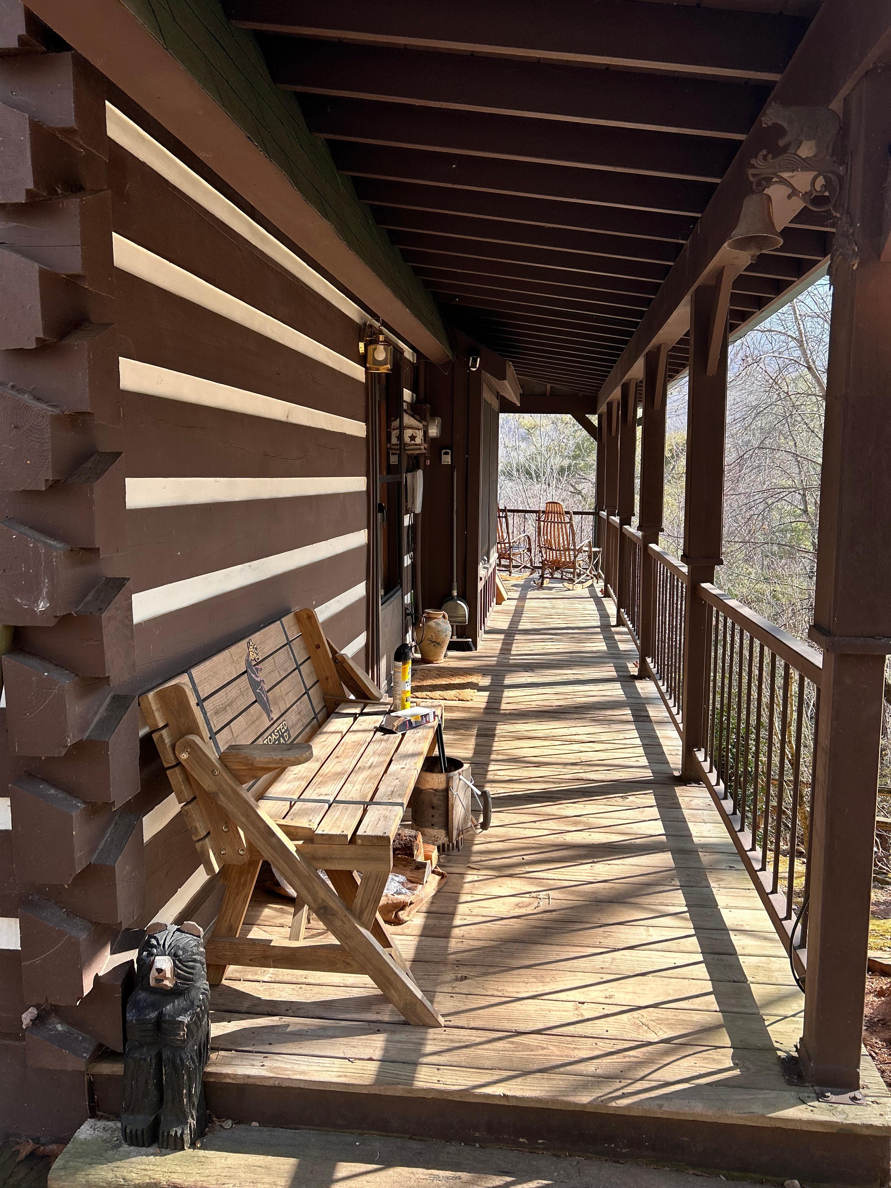 Cabin porch