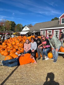 Pumpkin hunting and apple picking in Hollis, NH