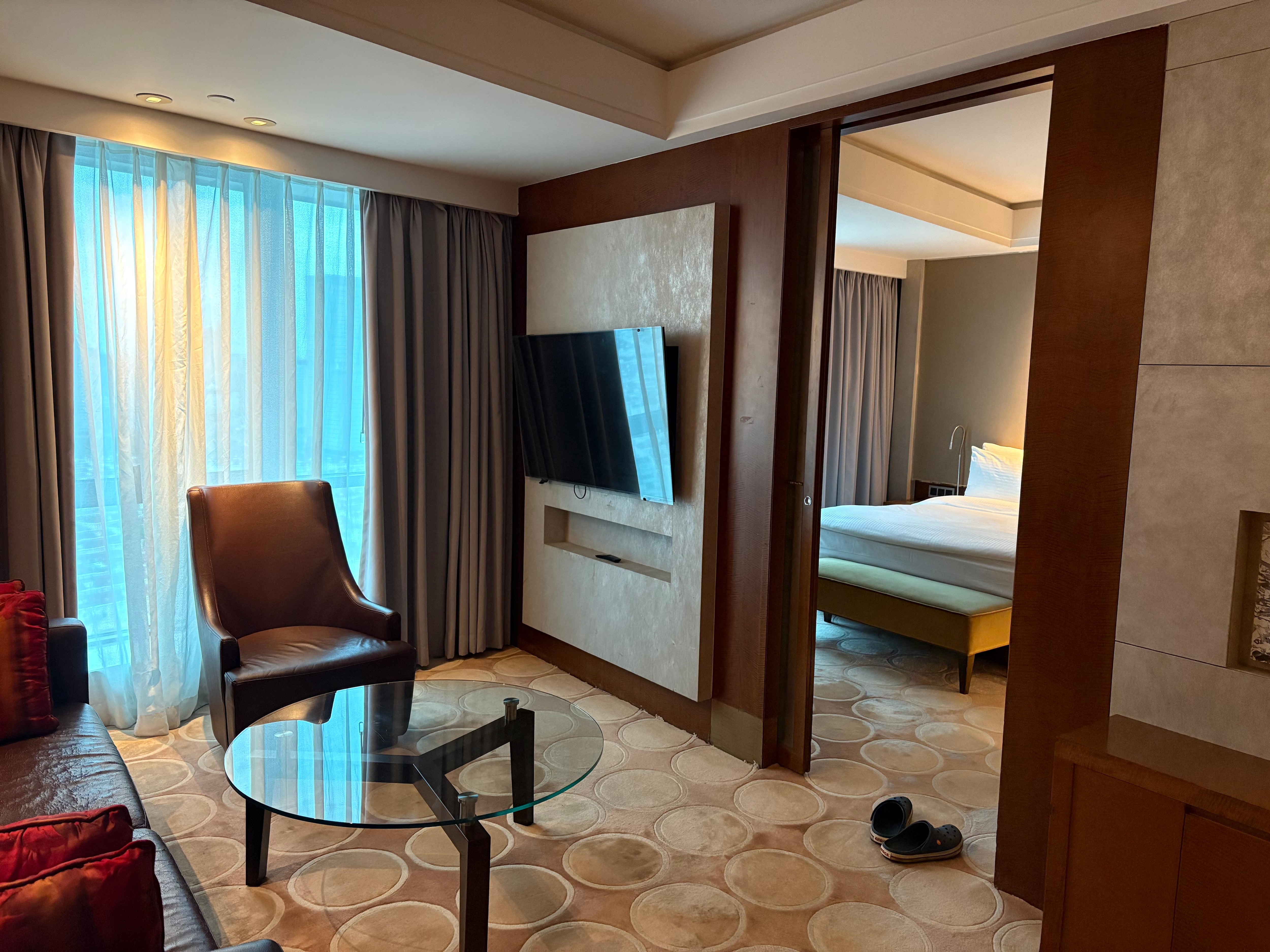 스위트룸으로 업그레이드