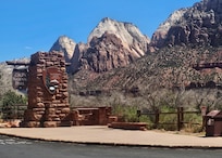 Zion park entrance