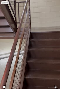 Had to lug luggage several flights of stairs