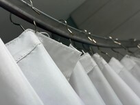 Rusted shower curtain rings