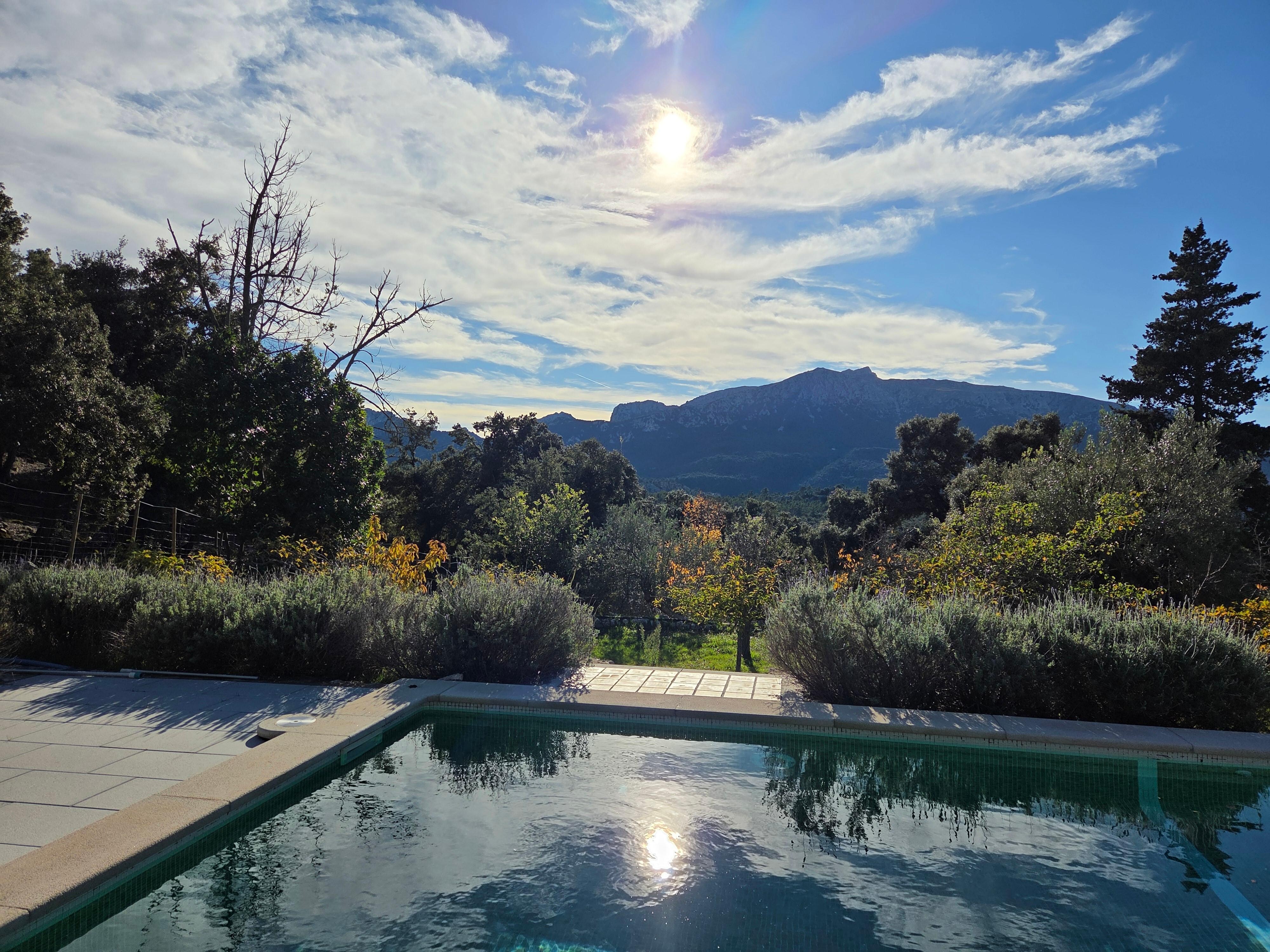 Vistas desde la piscina 