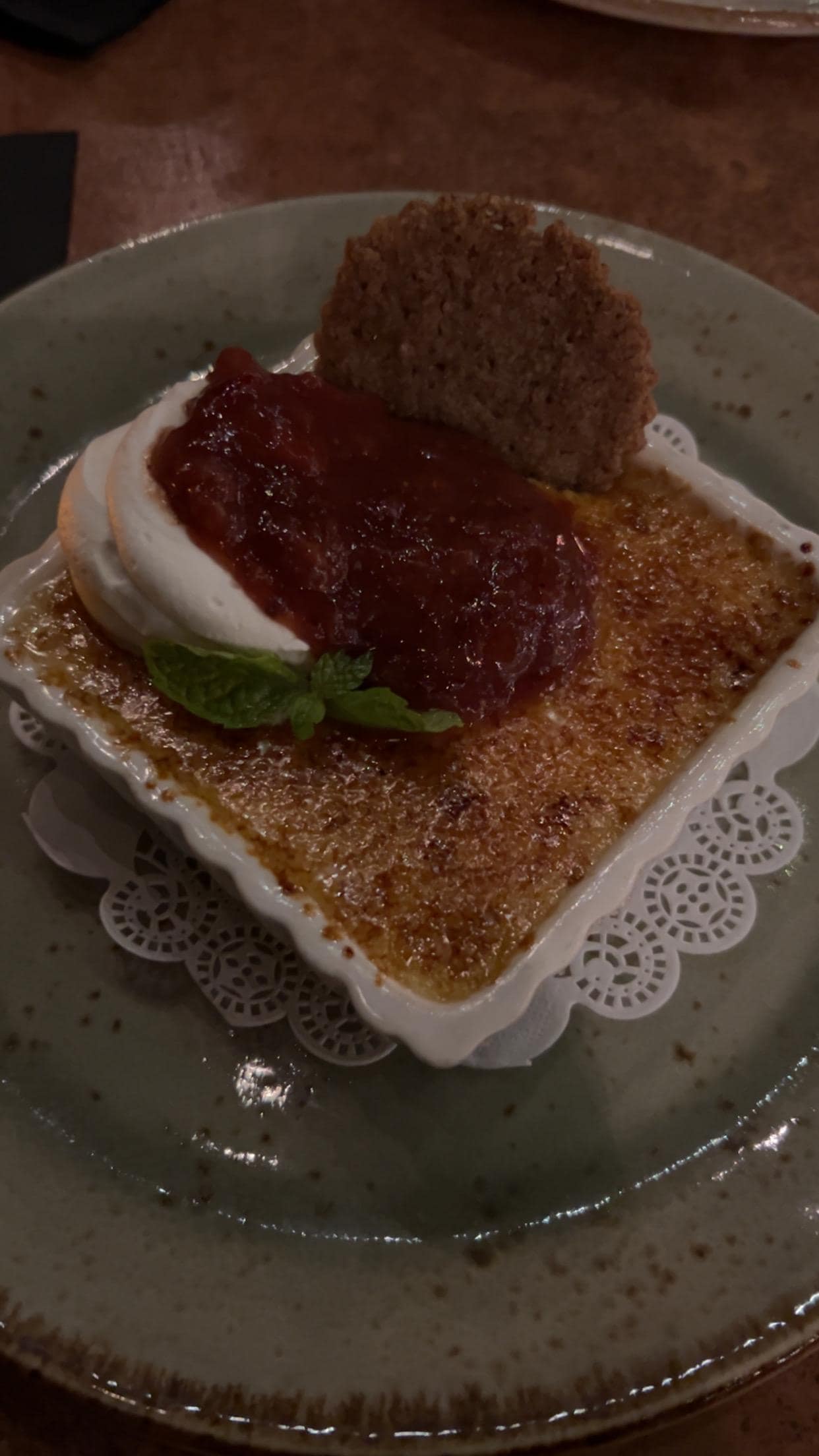 Crème brulee 
