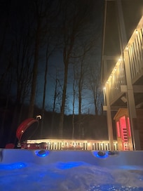 Love the Bluetooth speakers for the back porch. We grilled and made smores in the fire pit.