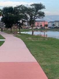 Carolina Beach Lake Park 0.5 mi away. Cool playground for little ones too.